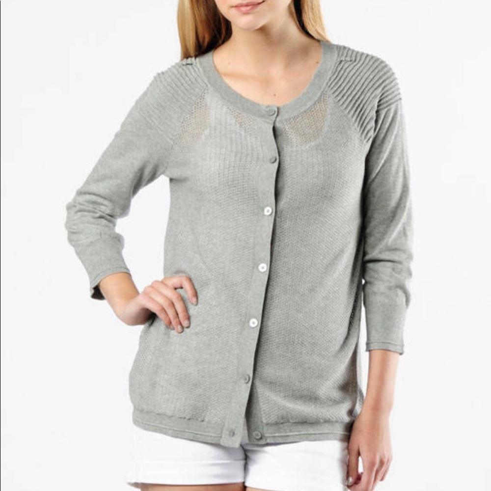 Juicy Couture Grey Cardigan Size Large